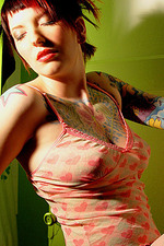 Busty tattooed punk hottie-00
