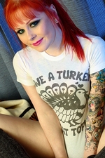 Redhead Tattooed Model Misti Dawn-00