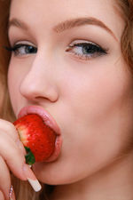 Naked Cutie With Strawberries-11