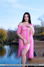 Polly Pure Gets Naked By The Lake-10