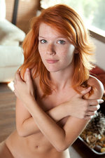Naked redhead Mia Sollis-12