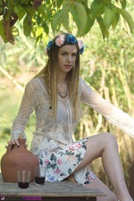 Stella Cox Is Posing At The Creek-01