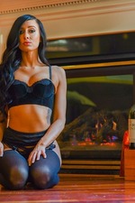 Morgan Santana Posing In Sexy Lingerie-02