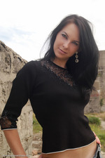 Katrin Posing Naked Outdoors-03