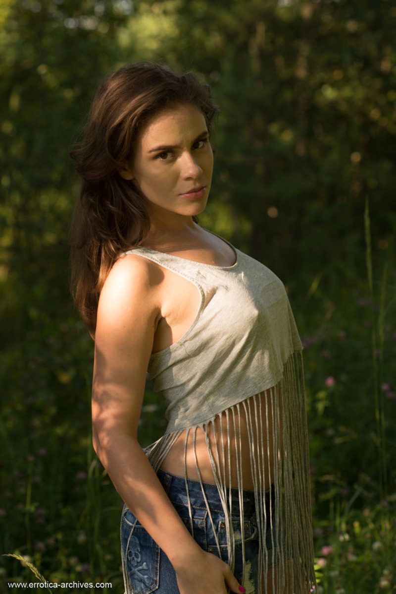 Leda Posing Outdoors-12