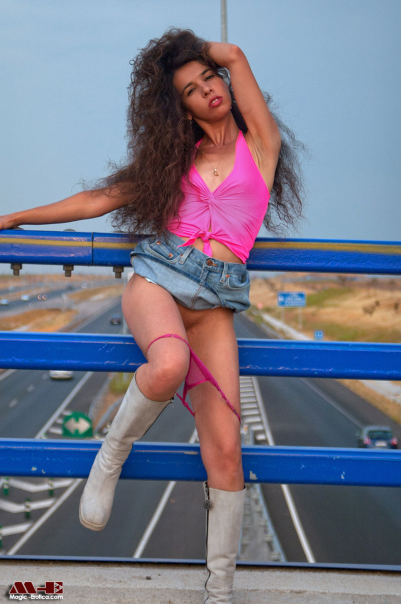 Hot assed girl by the sunset-07
