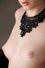 Naked sensual brunette-09