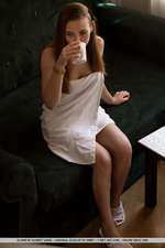 Alaine Posing In The Bedroom-15