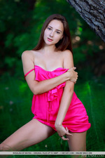 Rosalina Posing Naked Outdoors-16