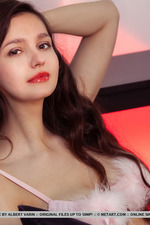Busty Adeline Presenting Her Hairy Pussy-00