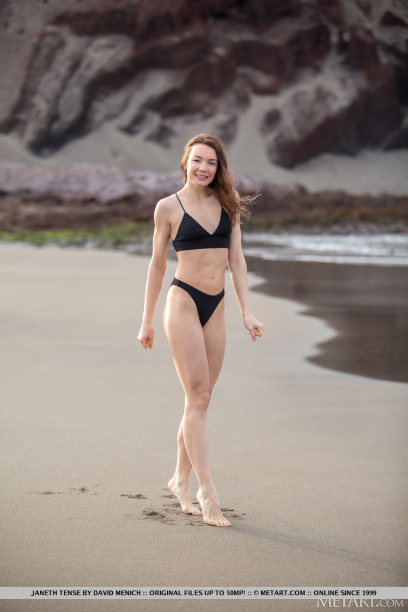 Janeth Tense Posing Naked Outdoors-00