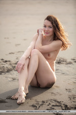Janeth Tense Posing Naked Outdoors-04