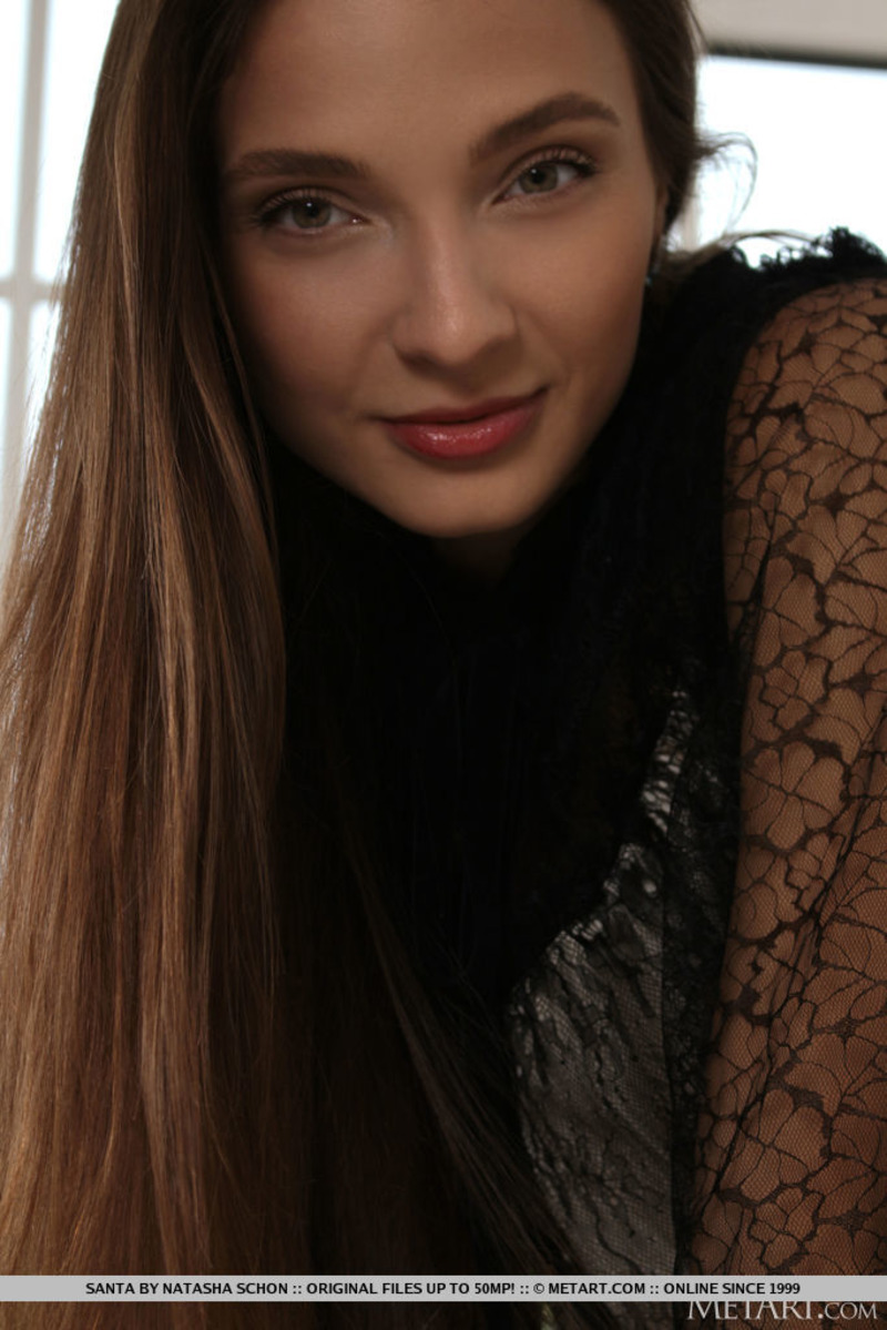 Hot Brunette Chick Takes Her Clothes Off-02