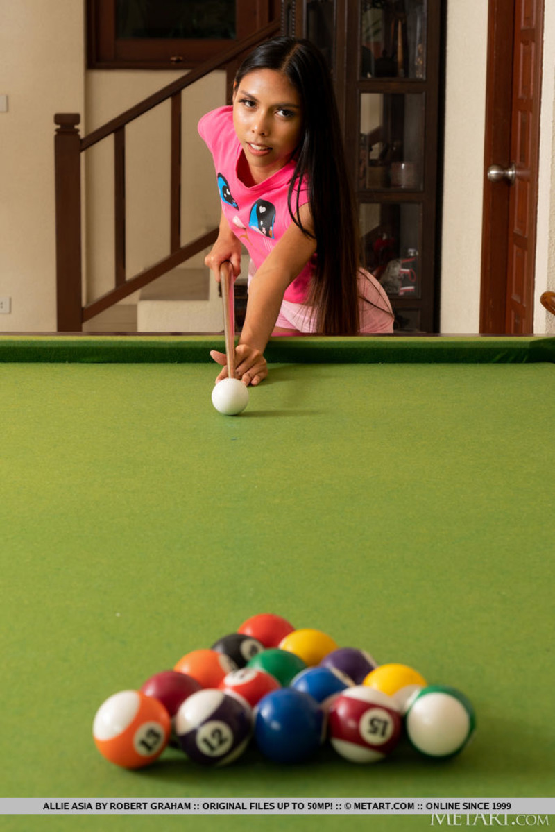 Allie Asia Playing Pool-14