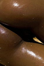 Naomi with her perfect ebony skin enjoys a little nude sun bathing on a hot summer day-11