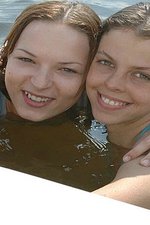 Ivana and Masha enjoying the sea-08