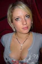 Busty blonde teen stripping and posing-08