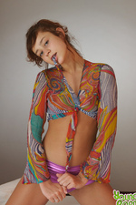 Delicous redhead pulling down her undies-08