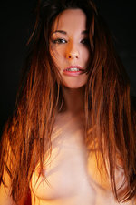 Naked brunette Lila-13