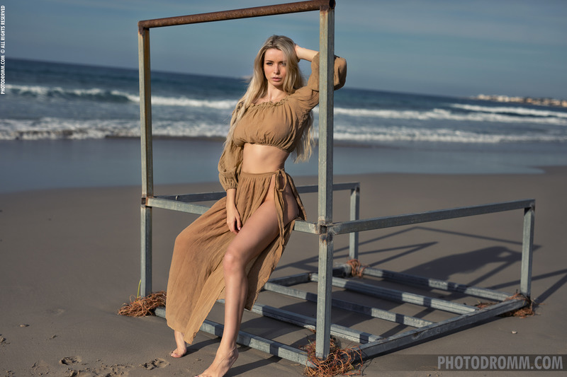Katya Posing At The Sea-00