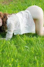 Curly Estelle Having Fun Outdoors-04
