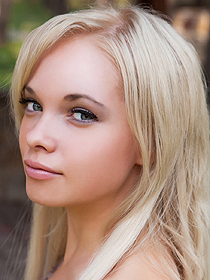 Real cute blonde