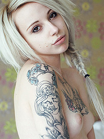 Lovely Tattooed Blonde