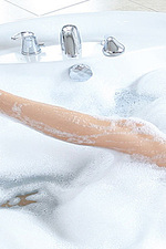 Naked curvy Connie Carter takes a hot bath-07