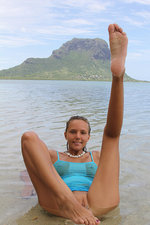Naked teen posing at the beach-08